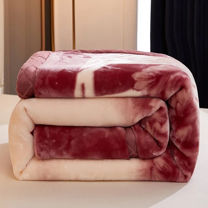 بطانية راشيل سميكة كبيرة عتيقة