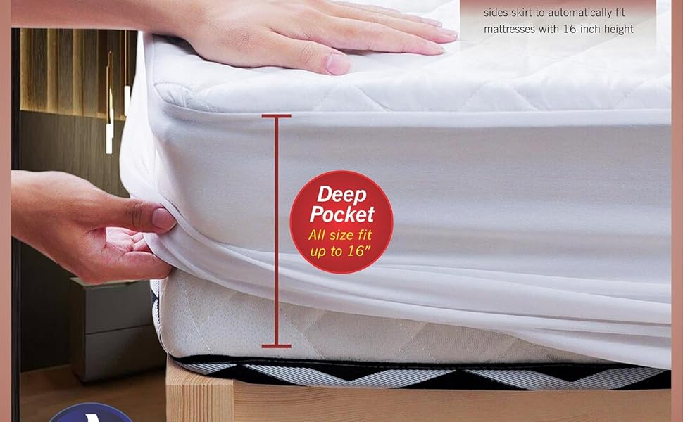 キルティングマットレスプロテクター キルティングマットレスプロテクター