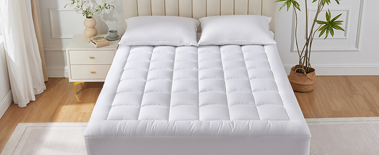 Cubrecolchón refrescante de bolsillo profundo Cubrecolchón refrescante de bolsillo profundo