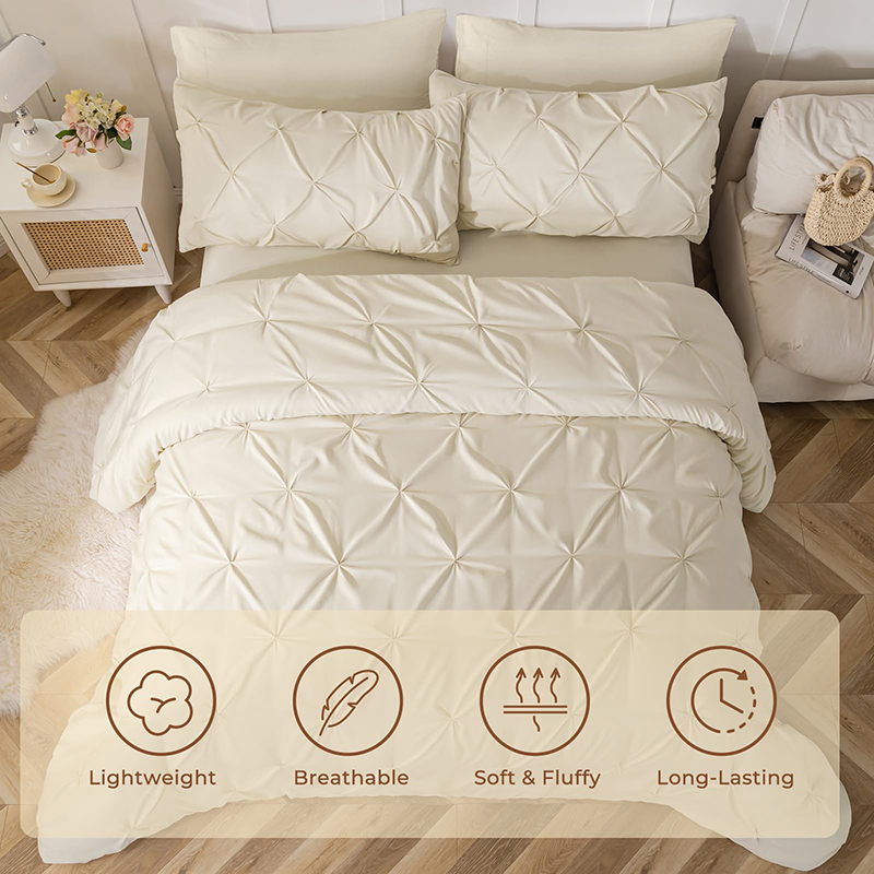 Conjunto de edredão de 7 peças para todas as estações