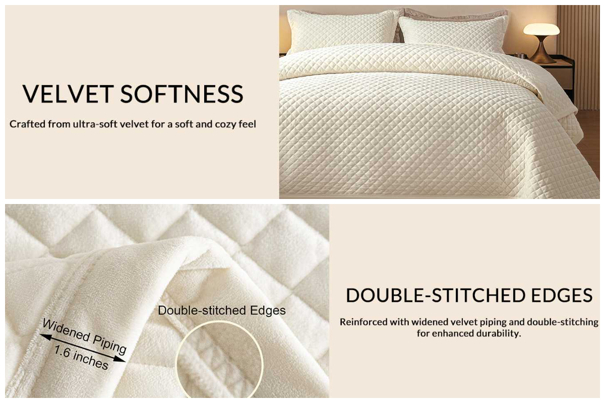 Juego de edredón ligero.