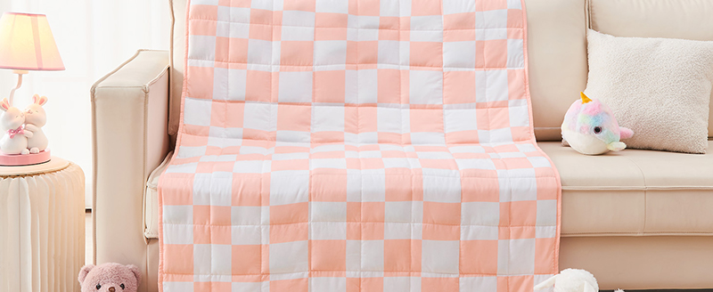 タータンチェック柄加重ブランケット タータンチェック柄加重ブランケット