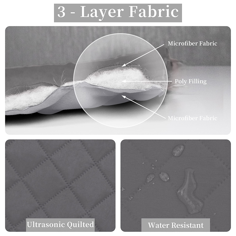 Reversible Stain Resistant Bedspread Set Reversible Stain Resistant Bedspread Set