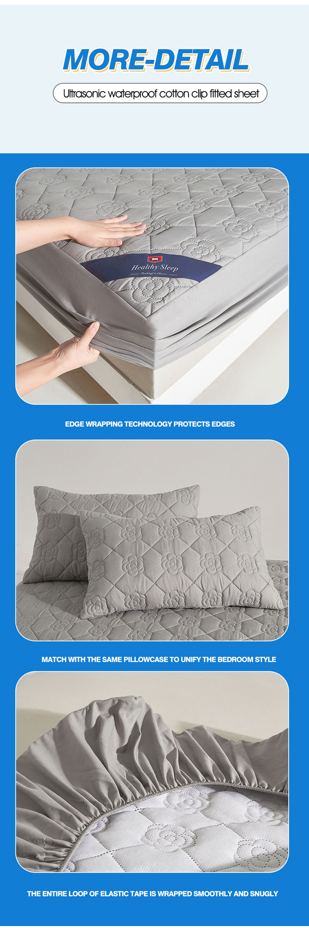 Waterproof Quilted Mattress Protector Waterproof Quilted Mattress Protector