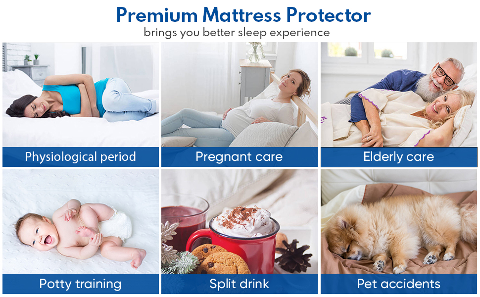 防水マットレスプロテクター 防水マットレスプロテクター