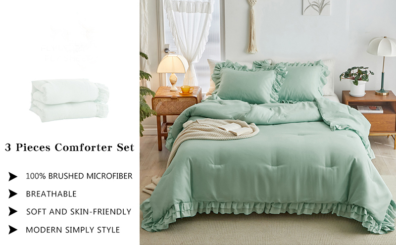 Luxury Fluffy Ruffled Bedding Set Luxury Fluffy Ruffled Bedding Set