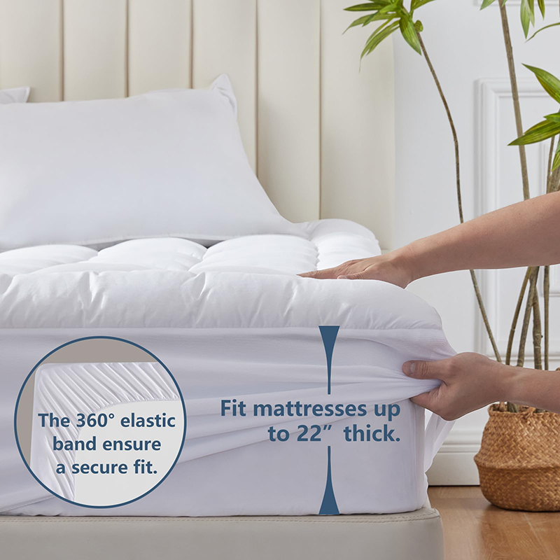 Cubrecolchón refrescante de bolsillo profundo