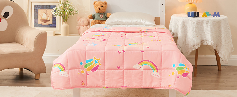 Cooling Weighted Unicorn Rainbow Blanket Cooling Weighted Unicorn Rainbow Blanket