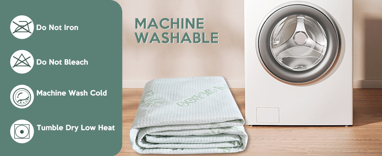 Protetor impermeável de fibra de bambu Protetor impermeável de fibra de bambu