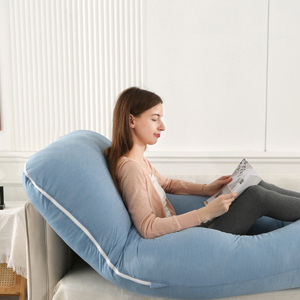 Almofada de gravidez refrigerada em forma de U Almofada de gravidez refrigerada em forma de U