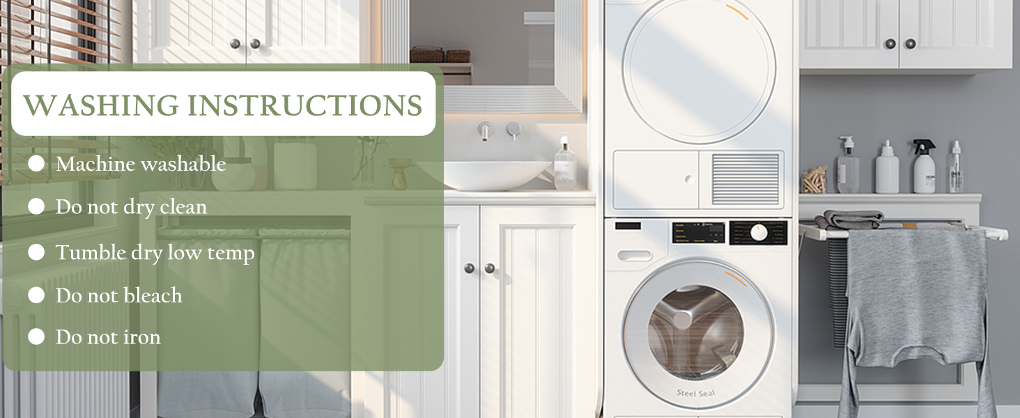 Washing Instructions Washing Instructions