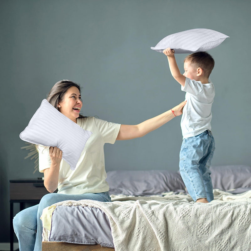 Oreiller de couchage en coton doux pour tout-petit Oreiller de couchage en coton doux pour tout-petit