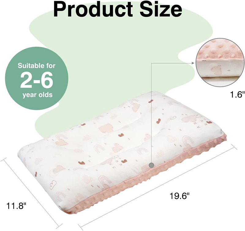 Atmungsaktives Kinderkissen aus Baumwolle 