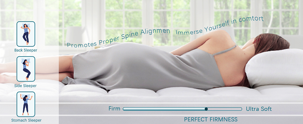 Luxuriöse kühlende Matratzenauflage Luxuriöse kühlende Matratzenauflage