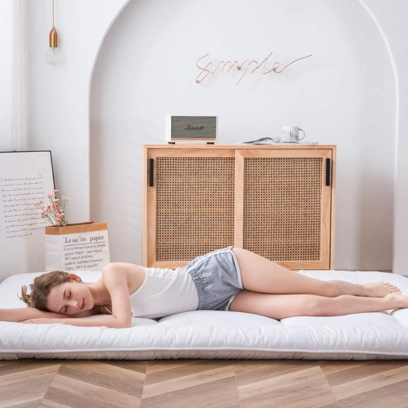 두꺼운 다다미 메모리폼 매트리스