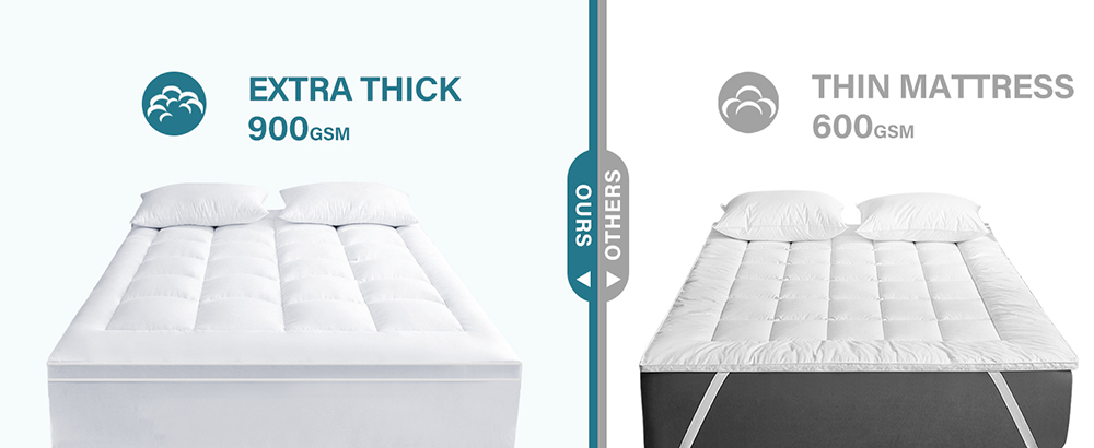 Luxuriöse kühlende Matratzenauflage Luxuriöse kühlende Matratzenauflage