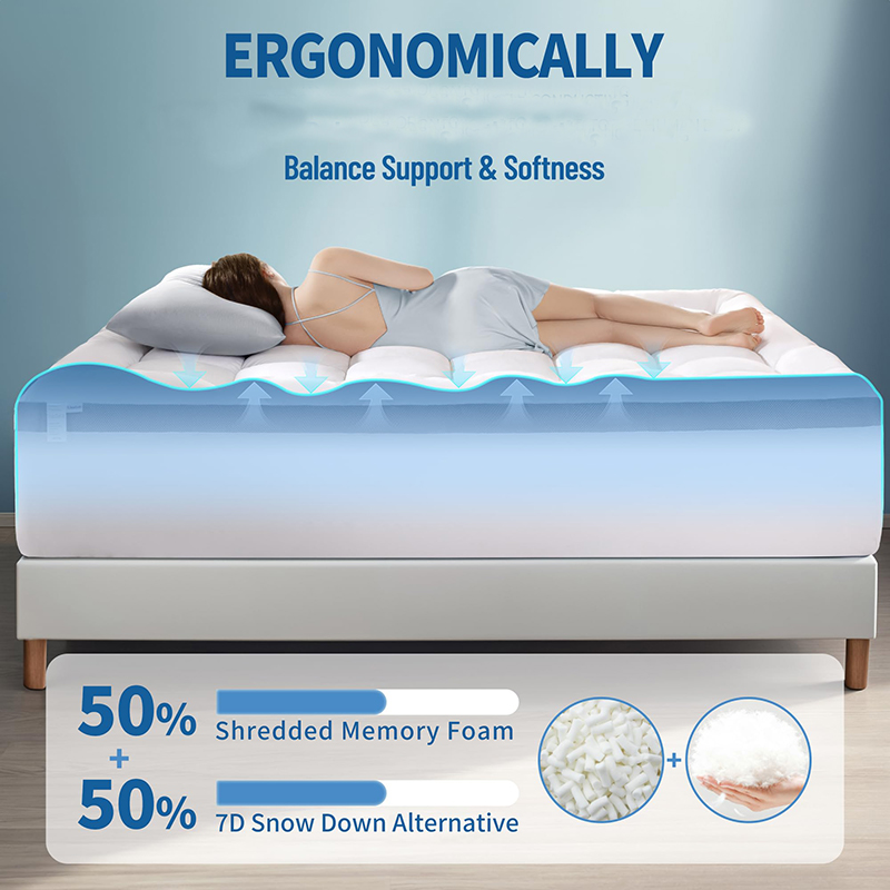 Topper in schiuma rinfrescante da 2 pollici