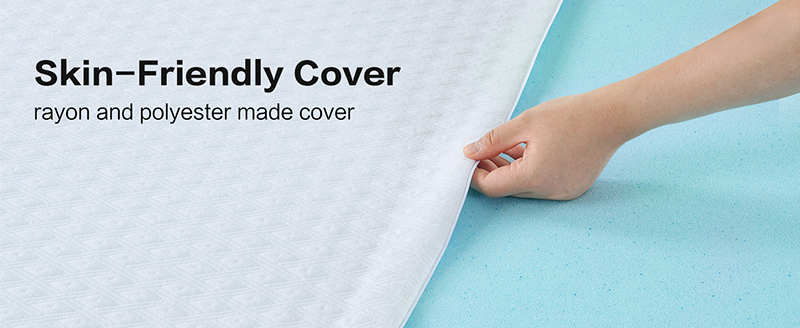 Gel Memory Foam Mattress Topper 