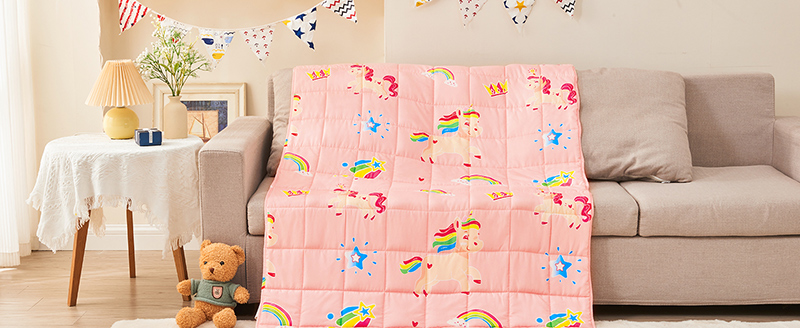 Cooling Weighted Unicorn Rainbow Blanket Cooling Weighted Unicorn Rainbow Blanket