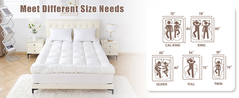 メモリーフォームマットレストッパー