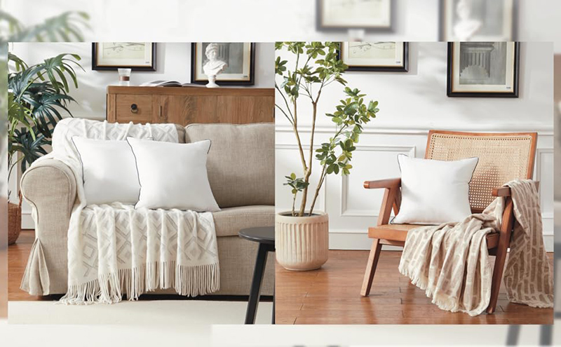 Coussin décoratif carré