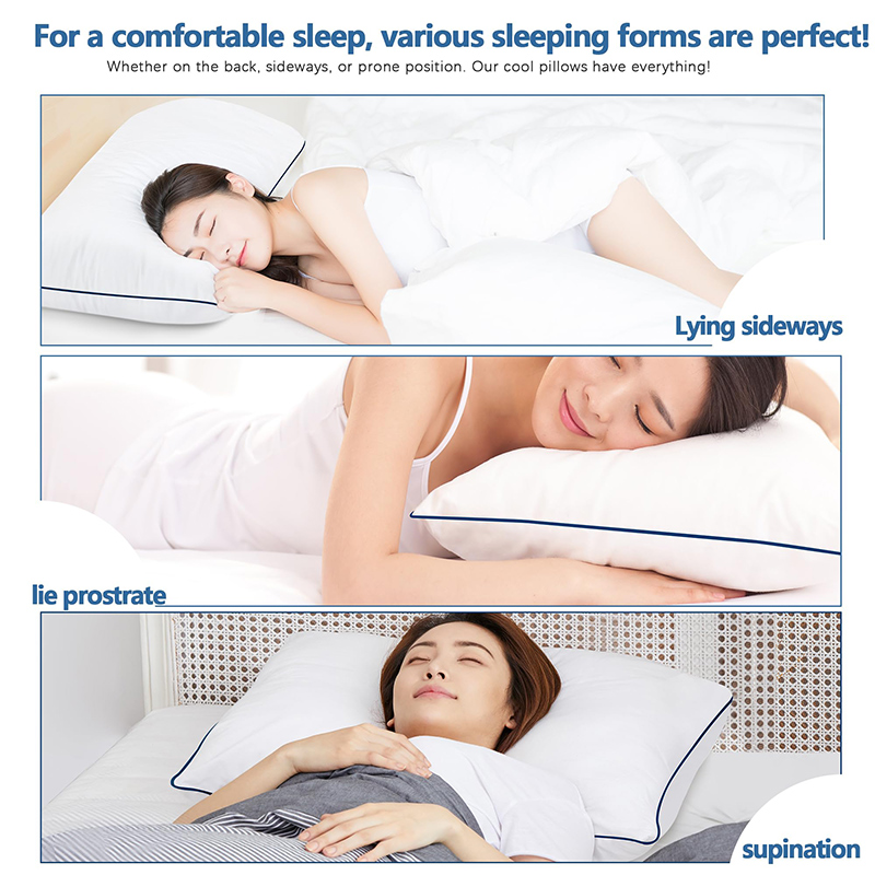 Luxuriöse kühlende Bettkissen 