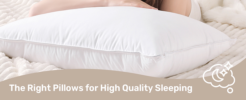 Coussins moelleux de l’hôtel