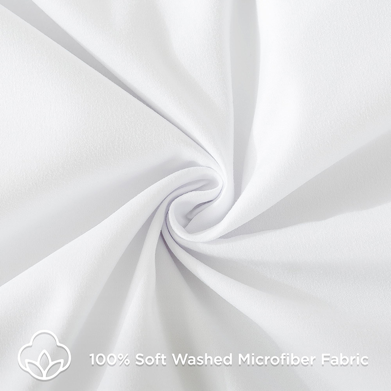 フリルマイクロファイバー掛け布団カバーセット