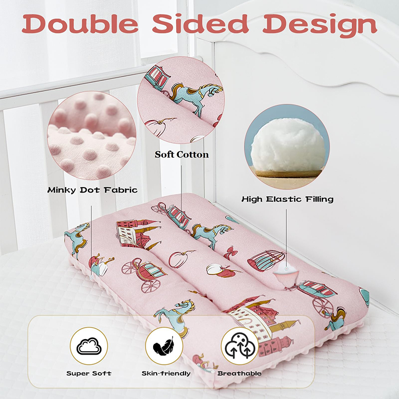 Oreiller pour tout-petits en coton respirant