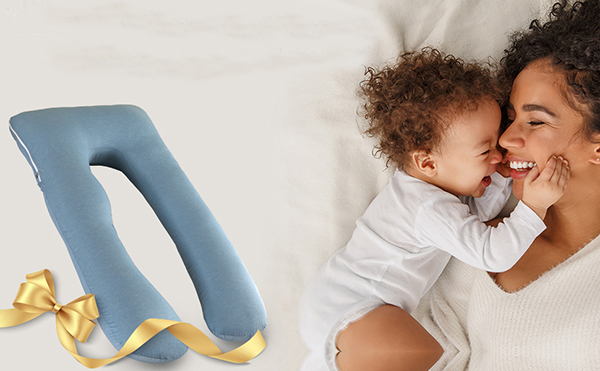 Almofada de gravidez refrigerada em forma de U Almofada de gravidez refrigerada em forma de U