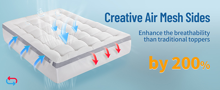 Topper de espuma de arrefecimento de 5 cm Topper de espuma de arrefecimento de 5 cm