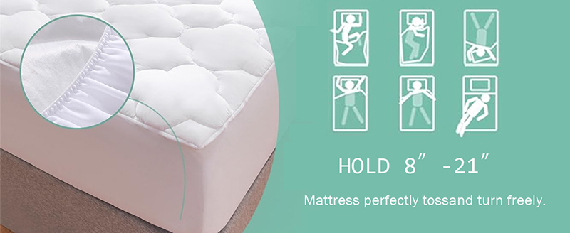 Matratzenauflage aus Baumwolle